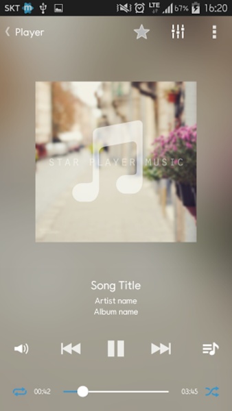 Star Music Player - Preview 1