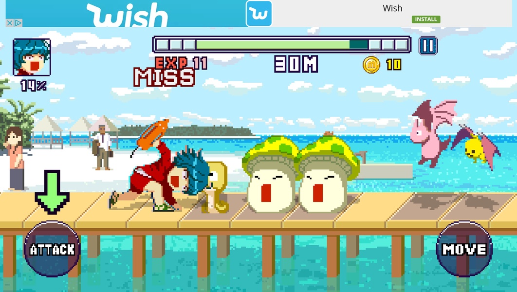 Maldives Friends : Pixel Flappy Fighter - Preview 2