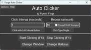 Forge Auto Clicker screenshot 1