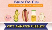 Kids Cute and Fun Food Puzzles screenshot 5