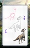How to draw dinosaurs by steps screenshot 2