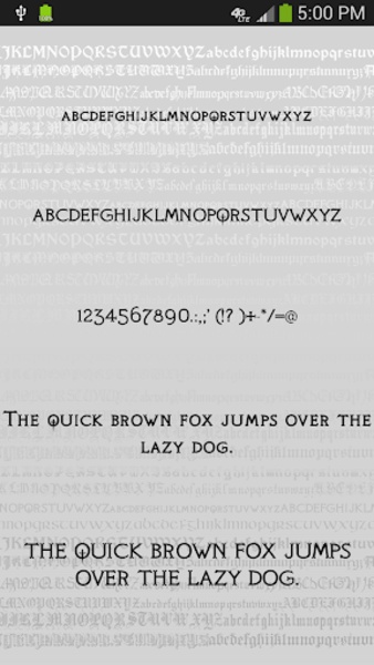 Gothic Free Font Theme - Preview 3