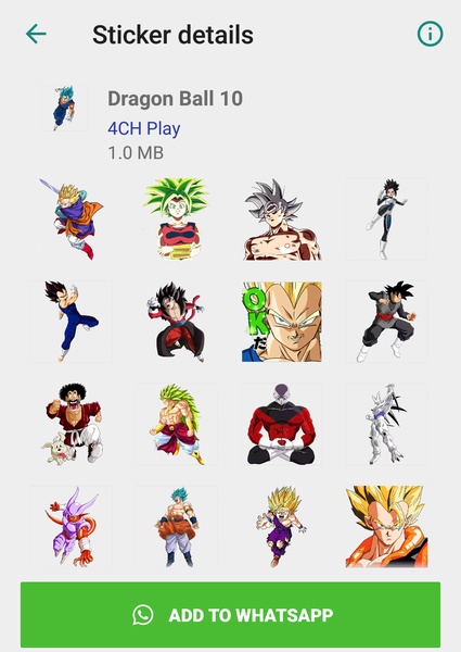 Anime Stickers - WAStickerApps - Preview 1