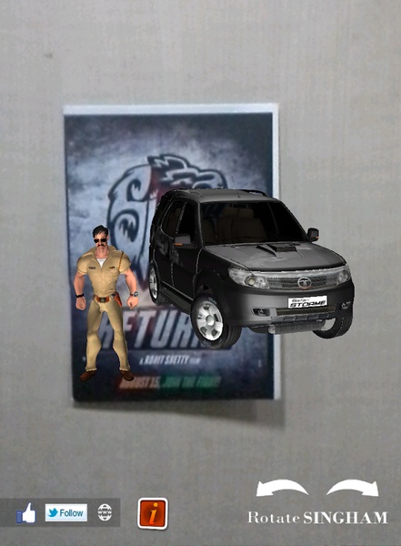 Singham Returns Augmented Reality - Preview 1