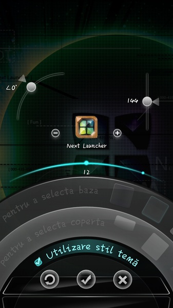 Romanian package for Next Launcher - Preview 3
