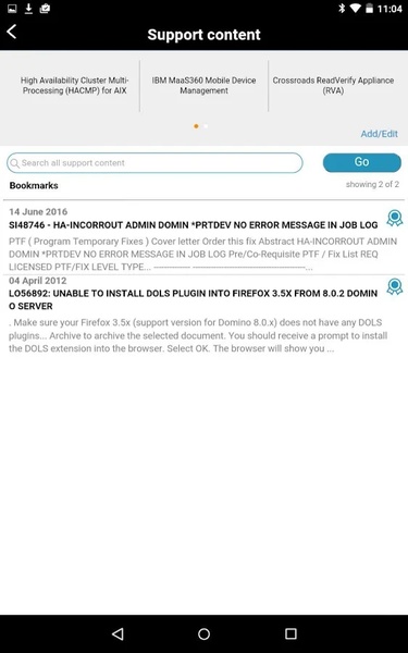 IBM Support - Preview 2