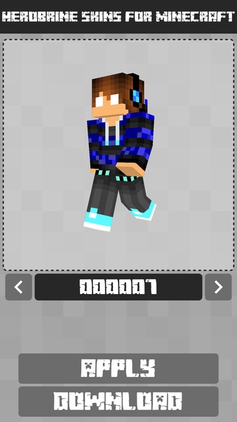 Herobrine Skins for Minecraft PE - Preview 3