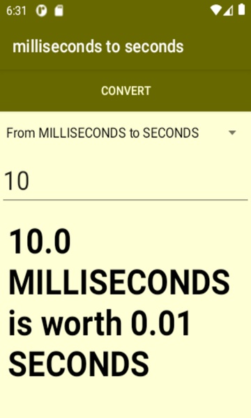 milliseconds to seconds converter - Preview 4