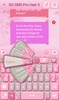 GO SMS Pink Flower Theme screenshot 7