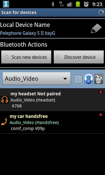 Bluetooth Manager - Preview 3