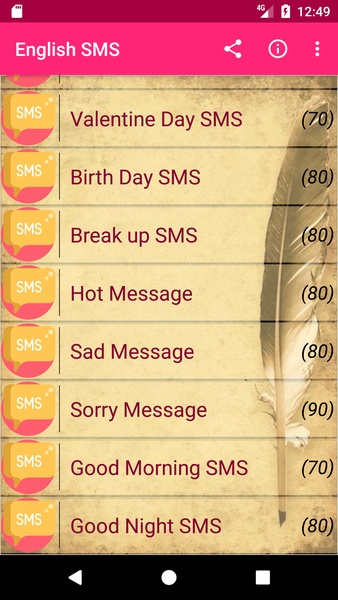 English SMS - Preview 5