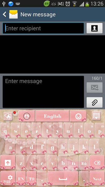 GO Keyboard Pretty Bow Theme - Preview 10