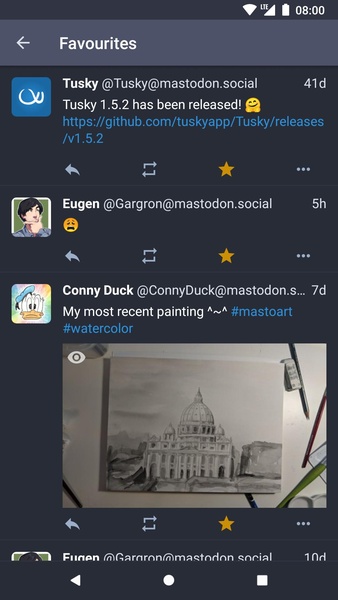 Tusky for Mastodon - Preview 5