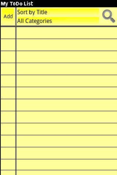 My ToDo List (Free Version) - Preview 4