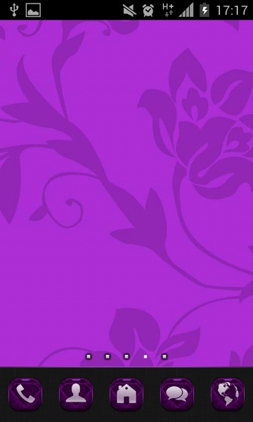 Purple Diamonds GO Launcher Theme - Preview 5