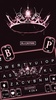 Black Pink Tiara Keyboard Back screenshot 4