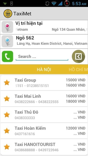 TaxiMet - Preview 3