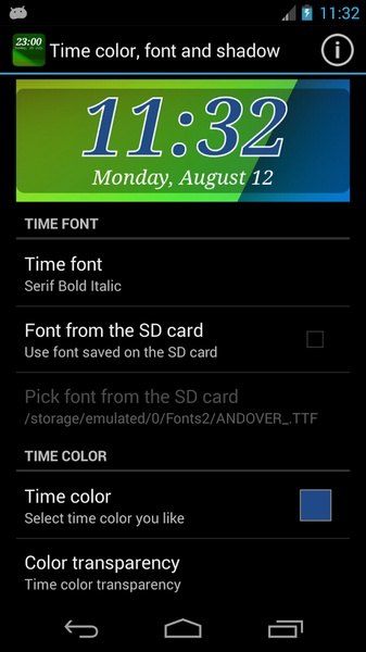 DIGI Clock Widget - Preview 4