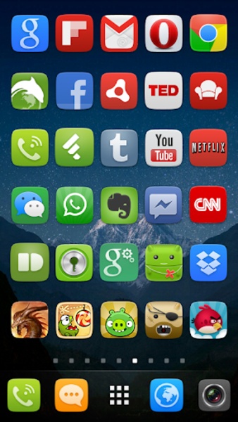 UI5.0 Theme GO Launcher EX - Preview 1