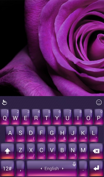 Seductive Purple TouchPal Theme - Preview 3