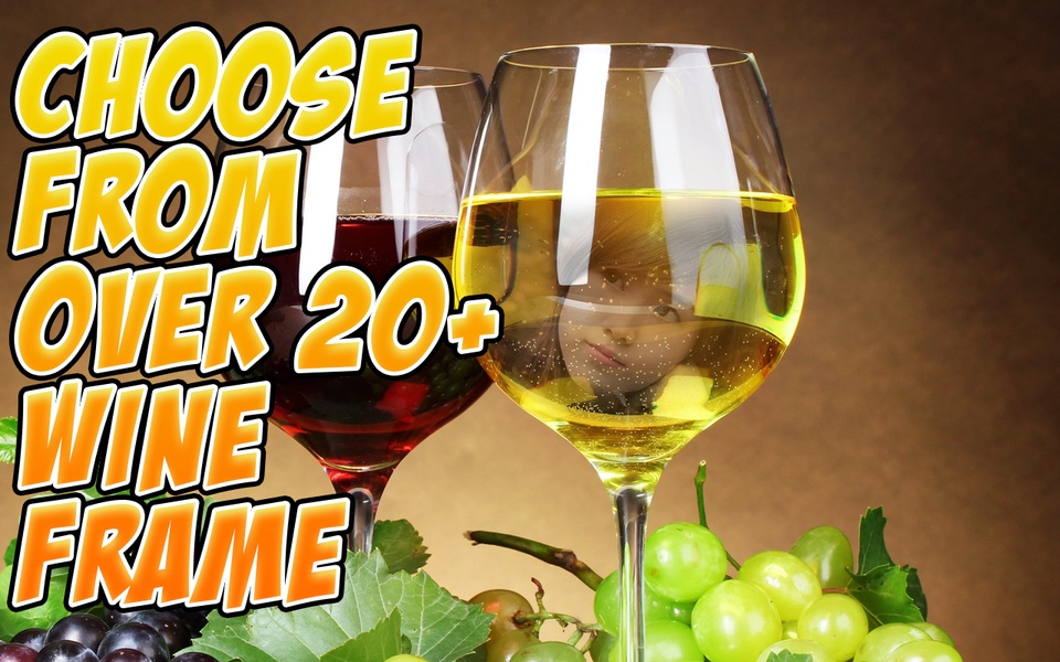 Wine Glass Photo Frame HD - Preview 10