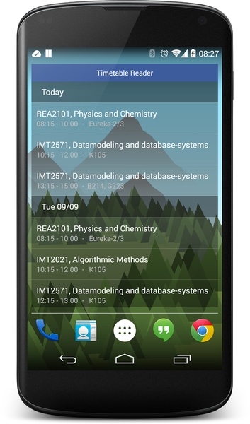 Timetable Reader - Preview 4