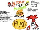 Ketchup And Mustard Coloring Station screenshot 3