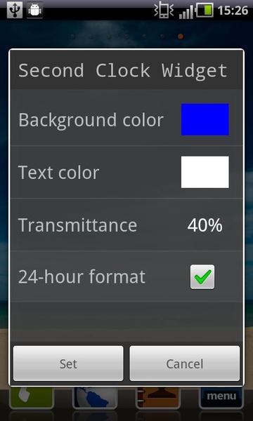 Seconds Clock Widget - Preview 1