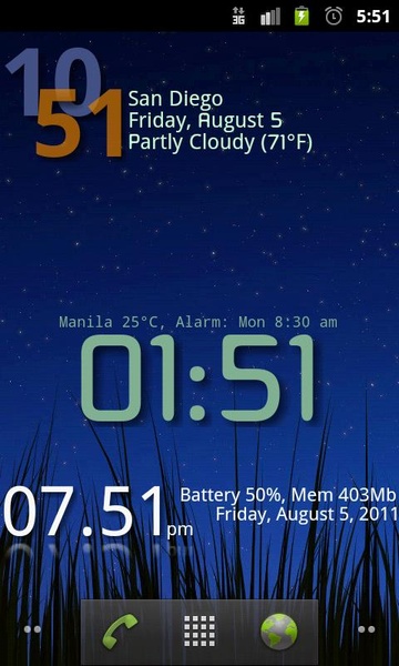 Advanced Clock Widget - Preview 7