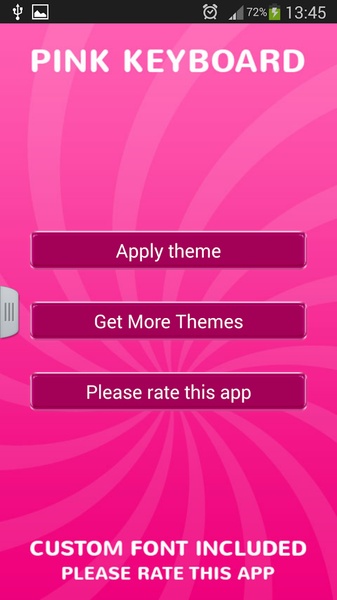 GO Keyboard Pink - Preview 5