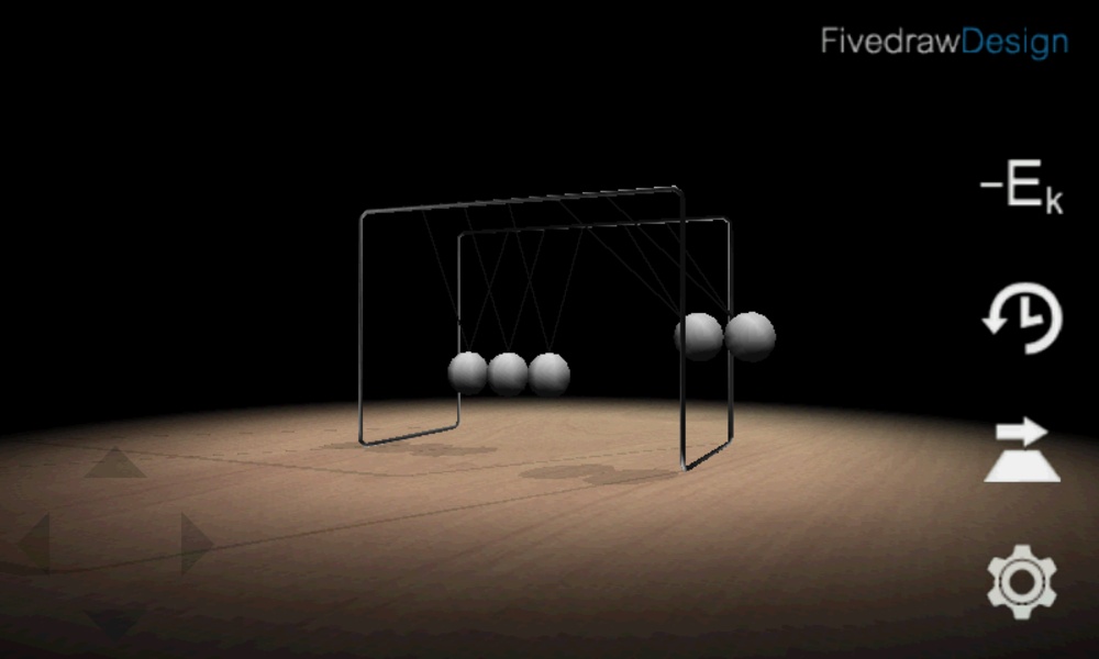 3D Newtons Cradle - Preview 2