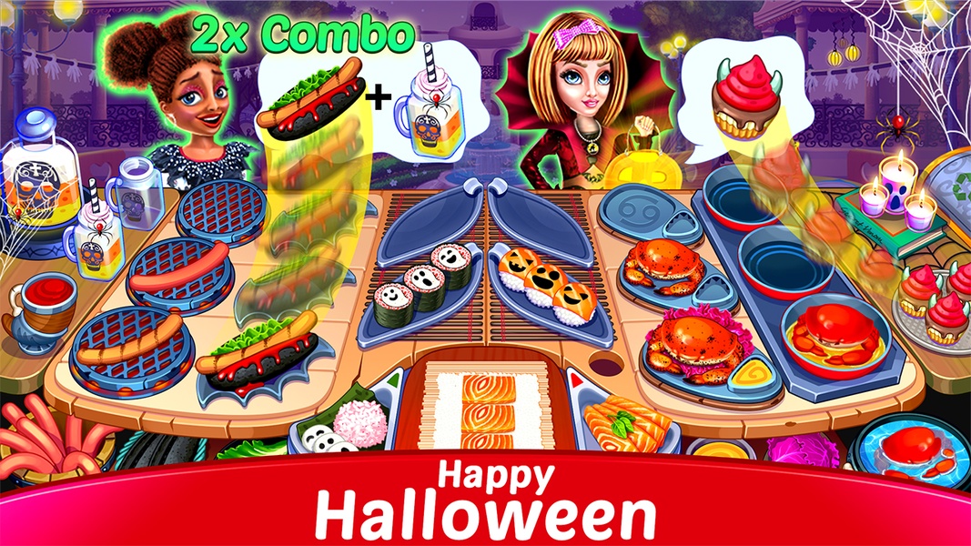 Halloween Street Food Shop Restaurant Game - Preview 10