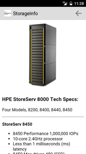HP StorageInfo - Preview 4