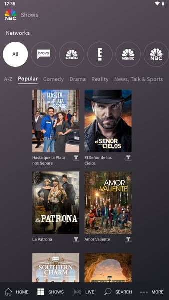 Nbc app for discount android