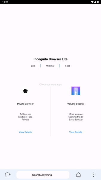 Private Browser - Lite - Preview 1