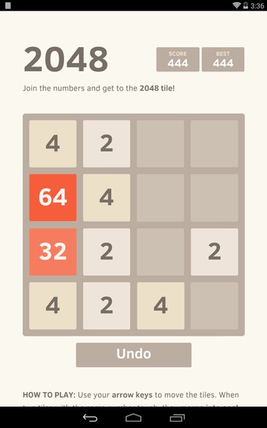 Undo 2048 - Preview 1