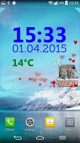 Kitty Weather Clock - Preview 6
