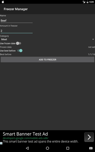 Freezer Manager - Preview 4