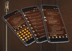 SMS Messages Leather Brown screenshot 7