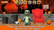 Talking Cat Leo Halloween Fun screenshot 8