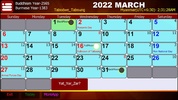 Myanmar Calendar screenshot 2