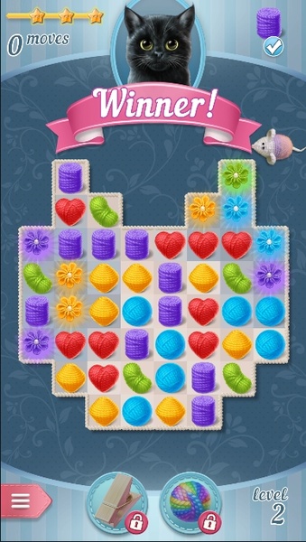 Knittens: Sweet Match 3 Puzzles & Adorable Kittens - Preview 4
