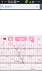 Pink Flowers GO Keyboard screenshot 3