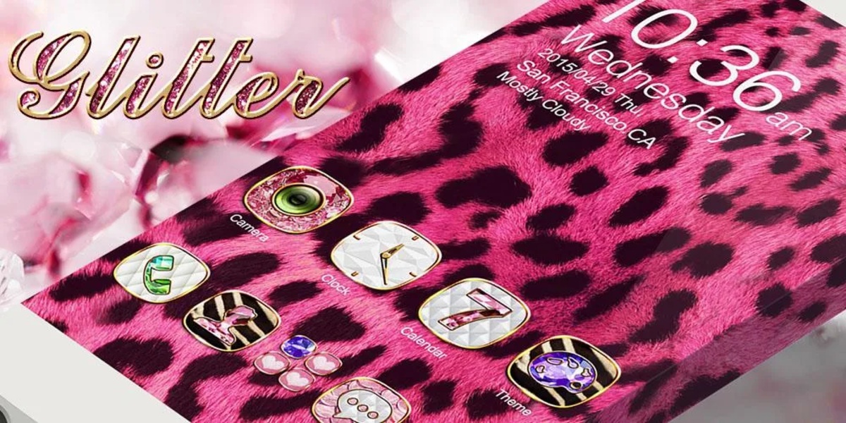 Glitter GOLauncher EX Theme - Preview 1