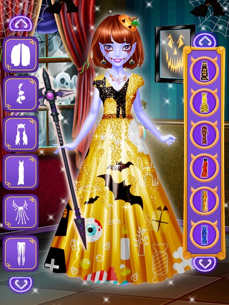 Halloween Dress Up Girls - Monster Dress Up Game - Preview 10