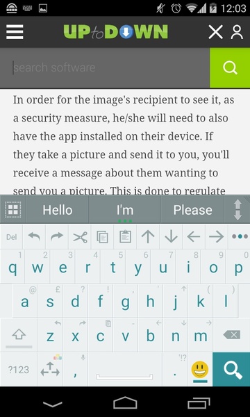 ai.type Emoji Keyboard Plugin - Preview 1