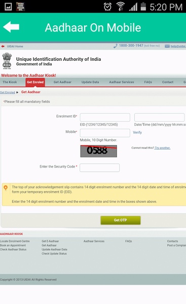 Aadhaar Card - Preview 5