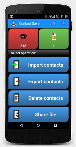 Contact Saver - Preview 1