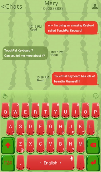 TouchPal SkinPack Watermelon - Preview 4