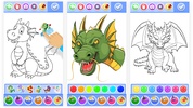 Dragon Coloring Book screenshot 2